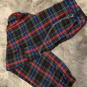 Forever 21 Plaid punk pants